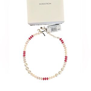 Nordstrom Genuine Pearl Beaded Necklace